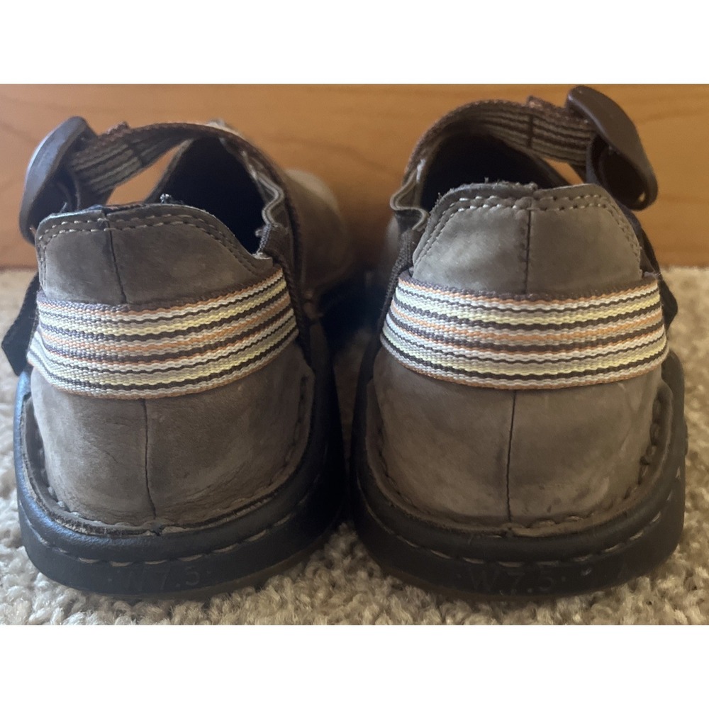 Chaco Women's 7.5 Pedshed Brown Closed Toe Nubuck Leather Shoes Comfort Outdoor - Picture 8 of 13